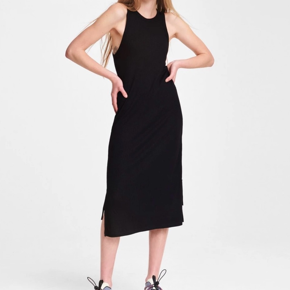 Rag & bone rag - the knit zip rib midi dress